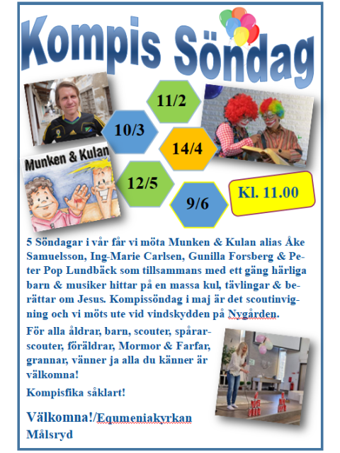 Kompissöndag 10 Mars